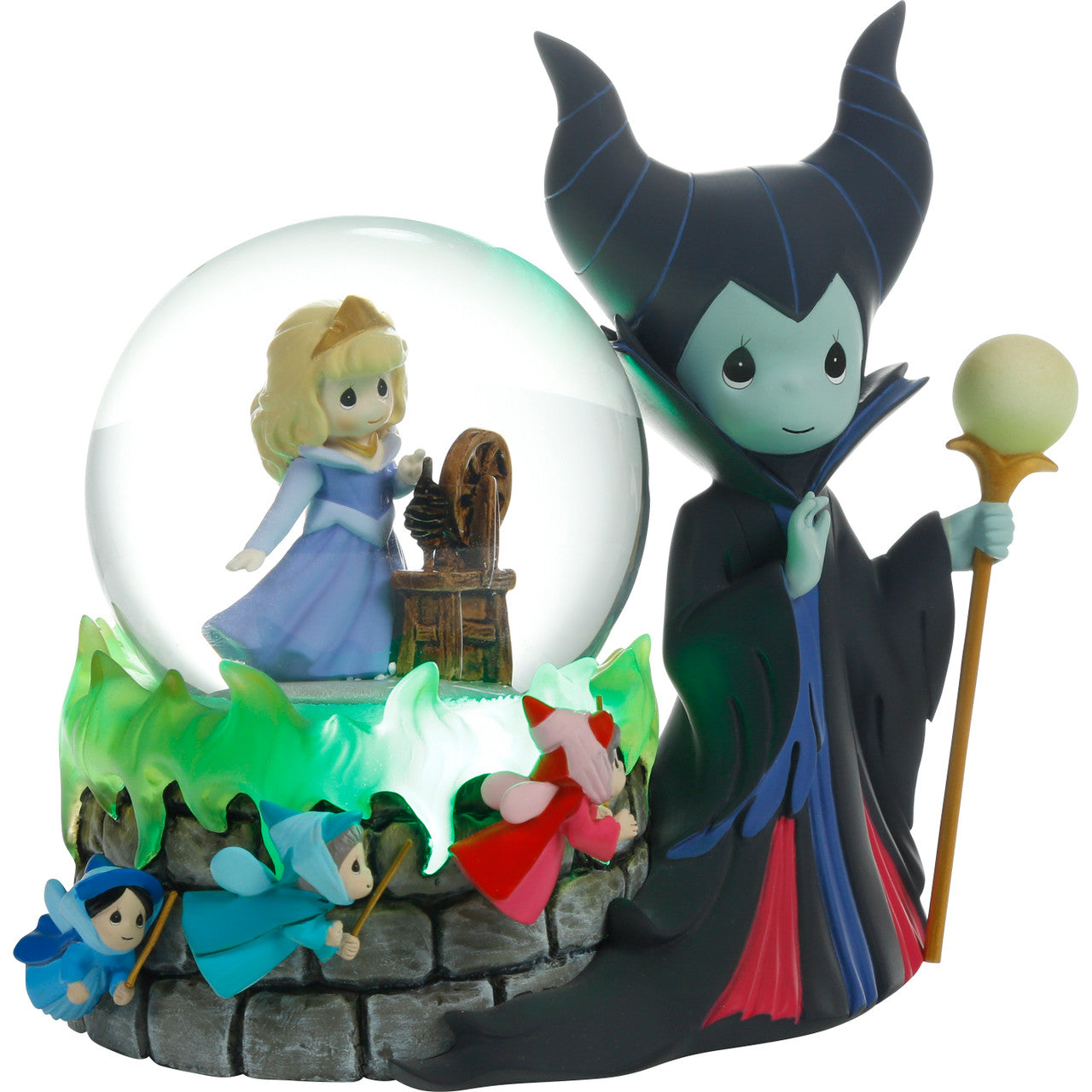 May Kindness Abound Disney Sleeping Beauty Musical Snow Globe - Image 2