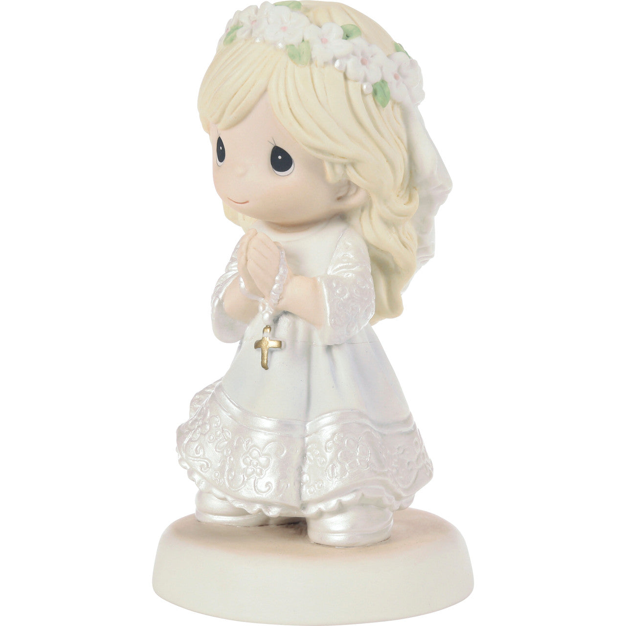 My First Communion Blonde Hair Girl Figurine - Image 3