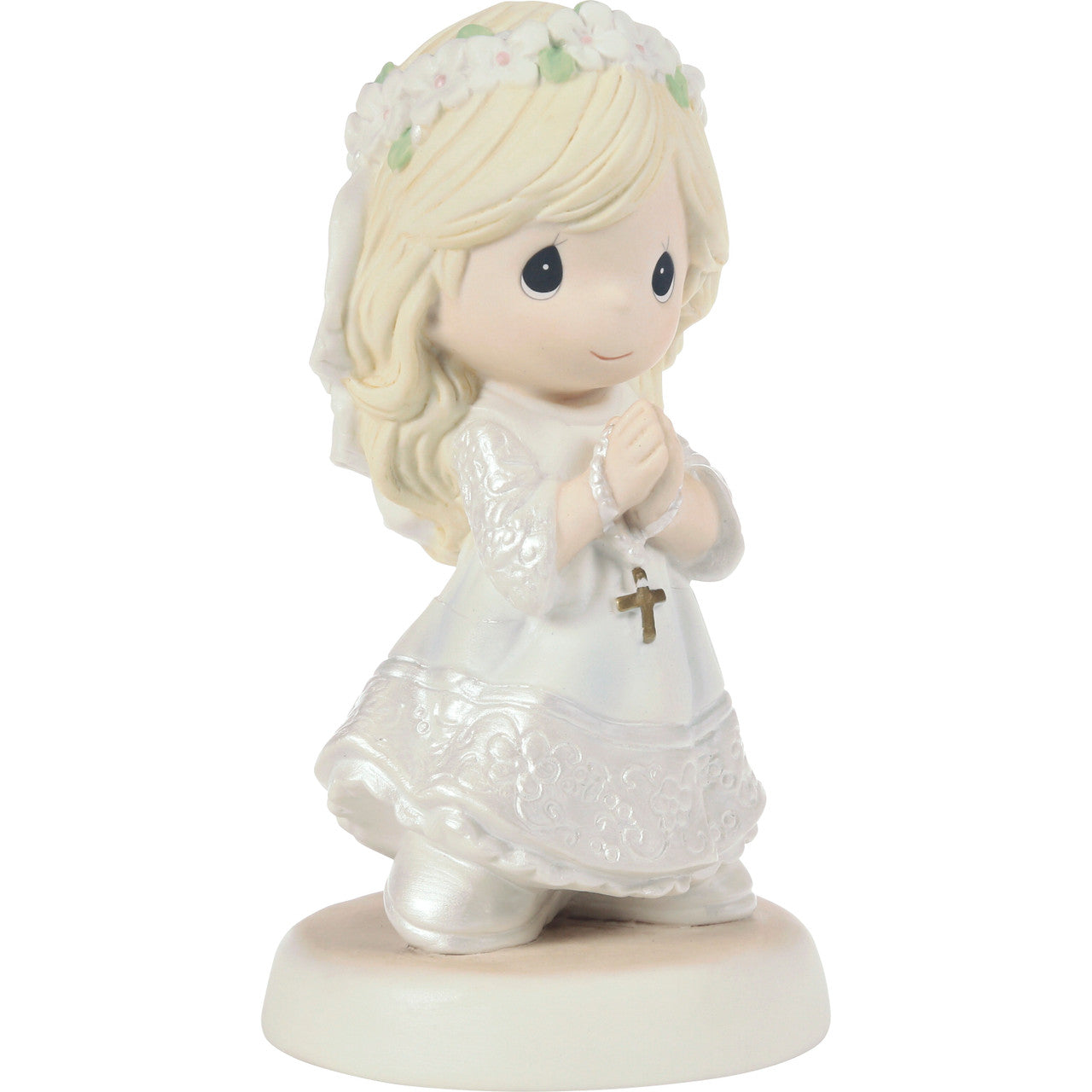 My First Communion Blonde Hair Girl Figurine - Image 4
