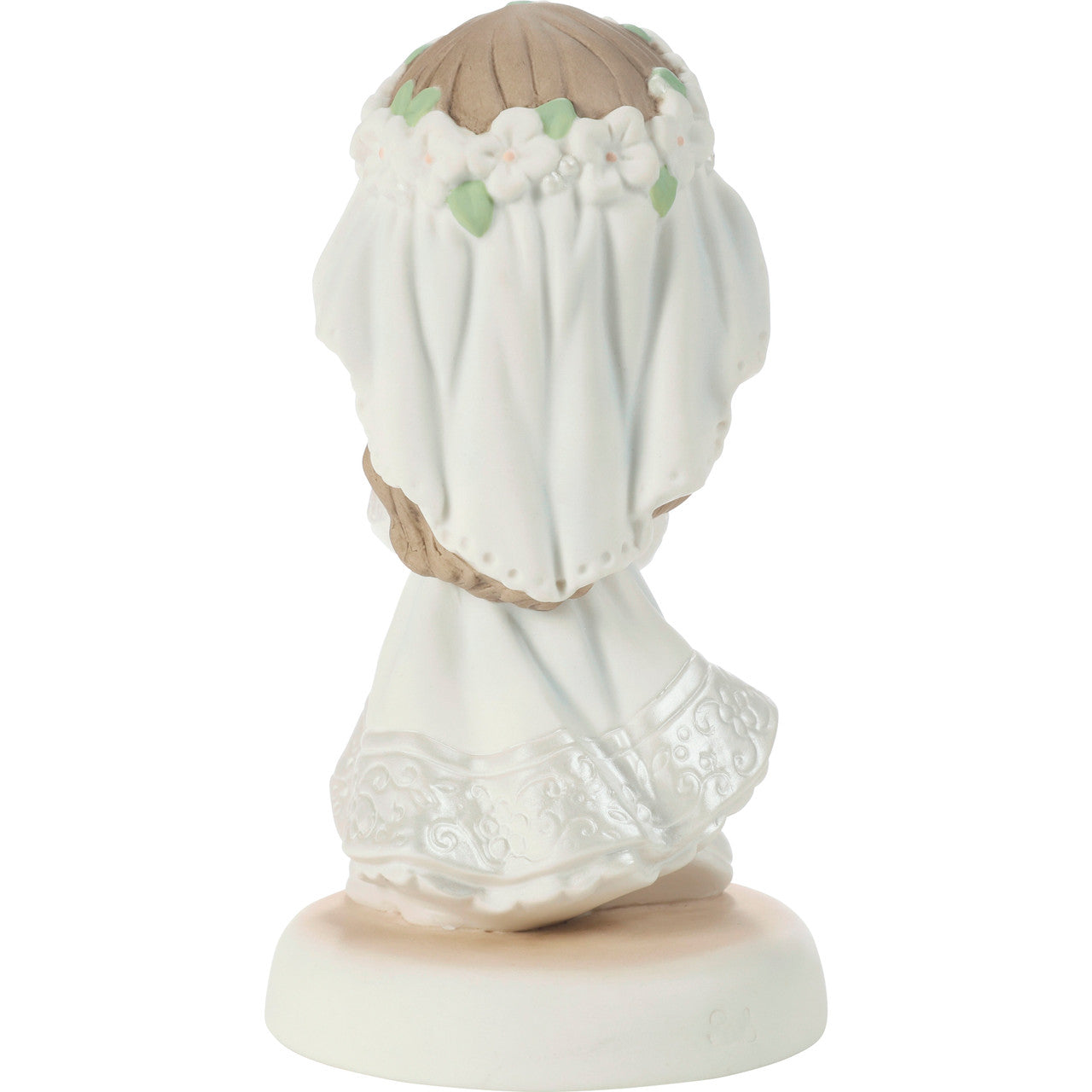 My First Communion Brunette Hair Girl Figurine - Image 5