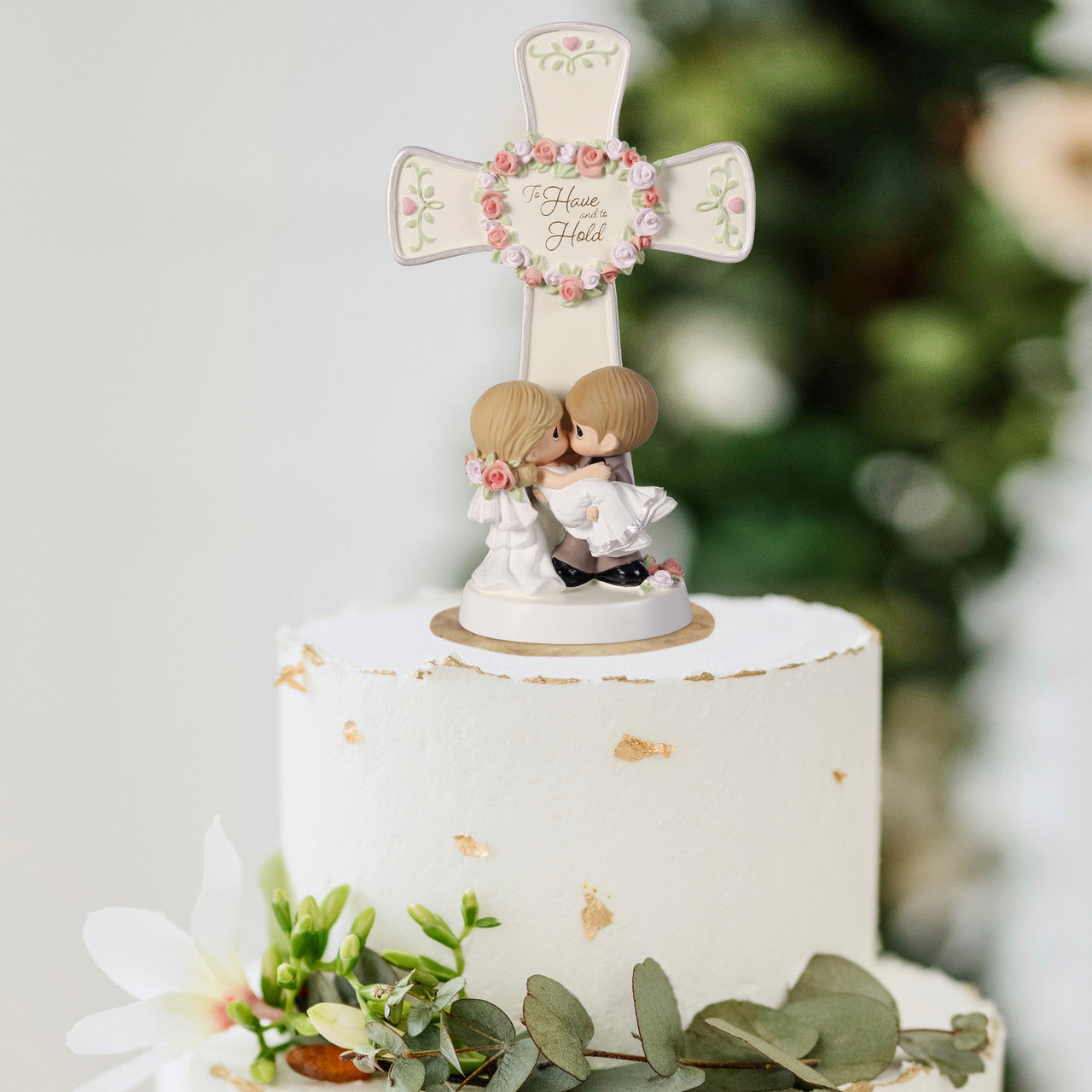 To Have And to Hold Wedding Gift Cross - Image 3