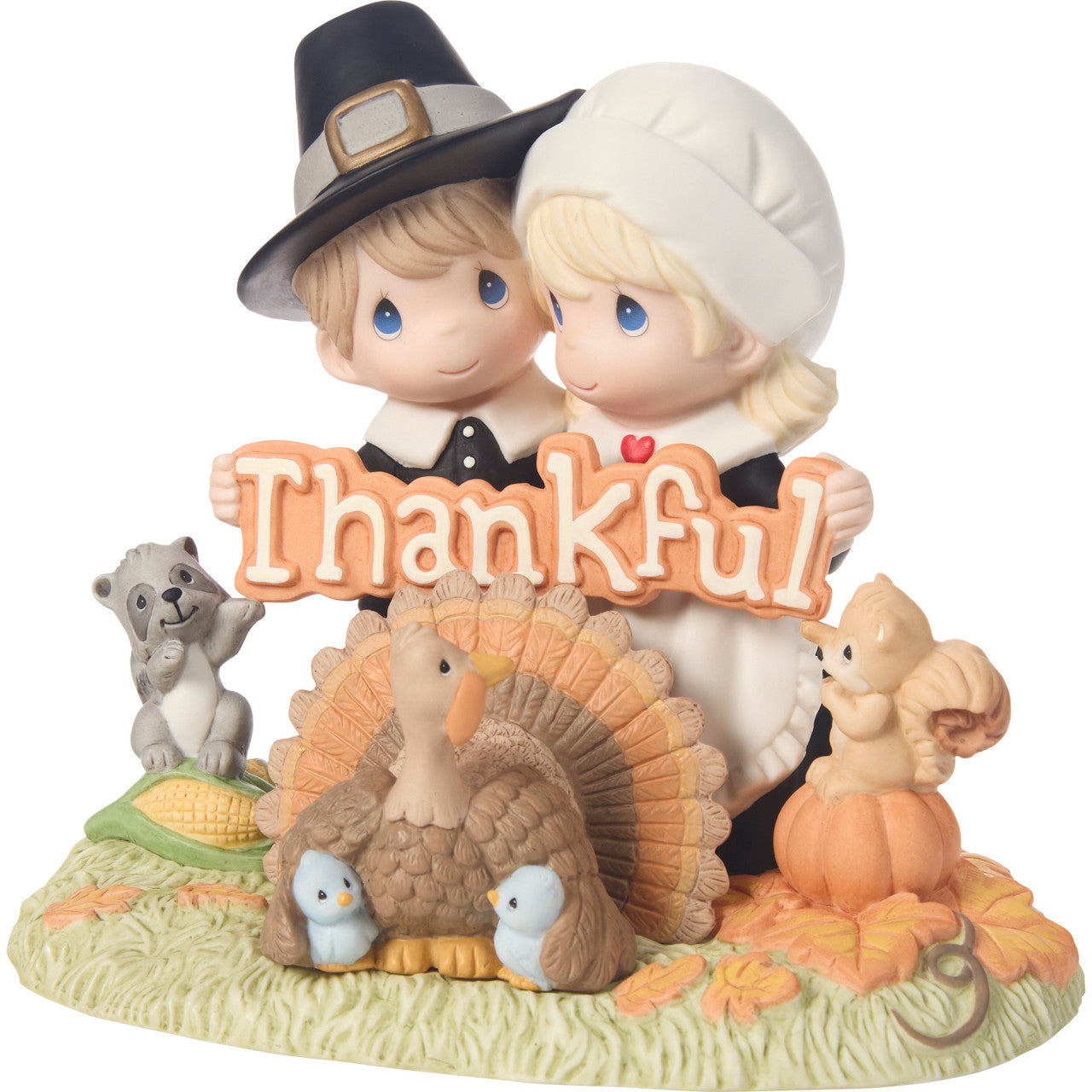 Grateful And Thankful Our Hearts Are Full Limited Edition Figurine - Image 2