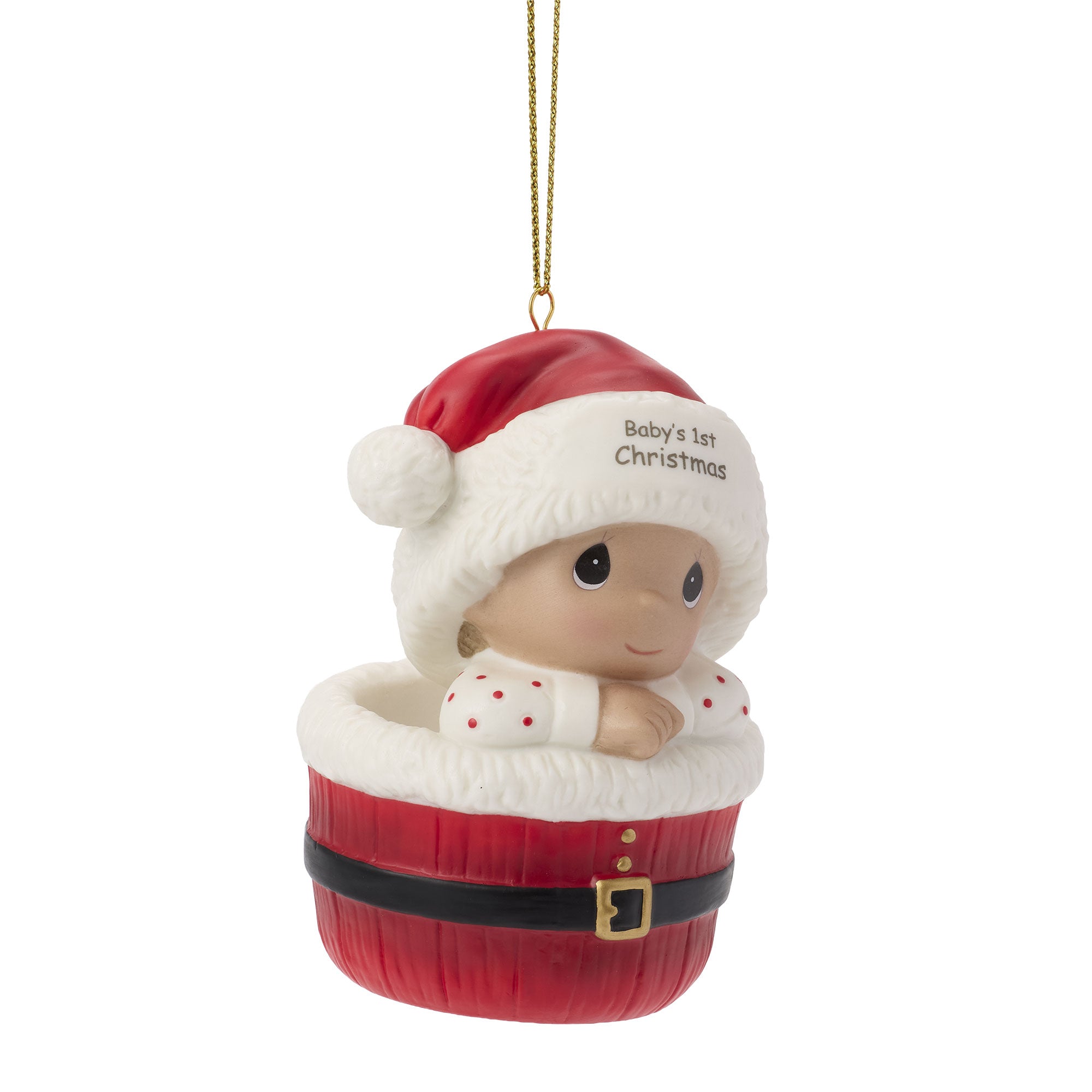 Baby's First Christmas Ornament Meduim Skin Tone - Image 2