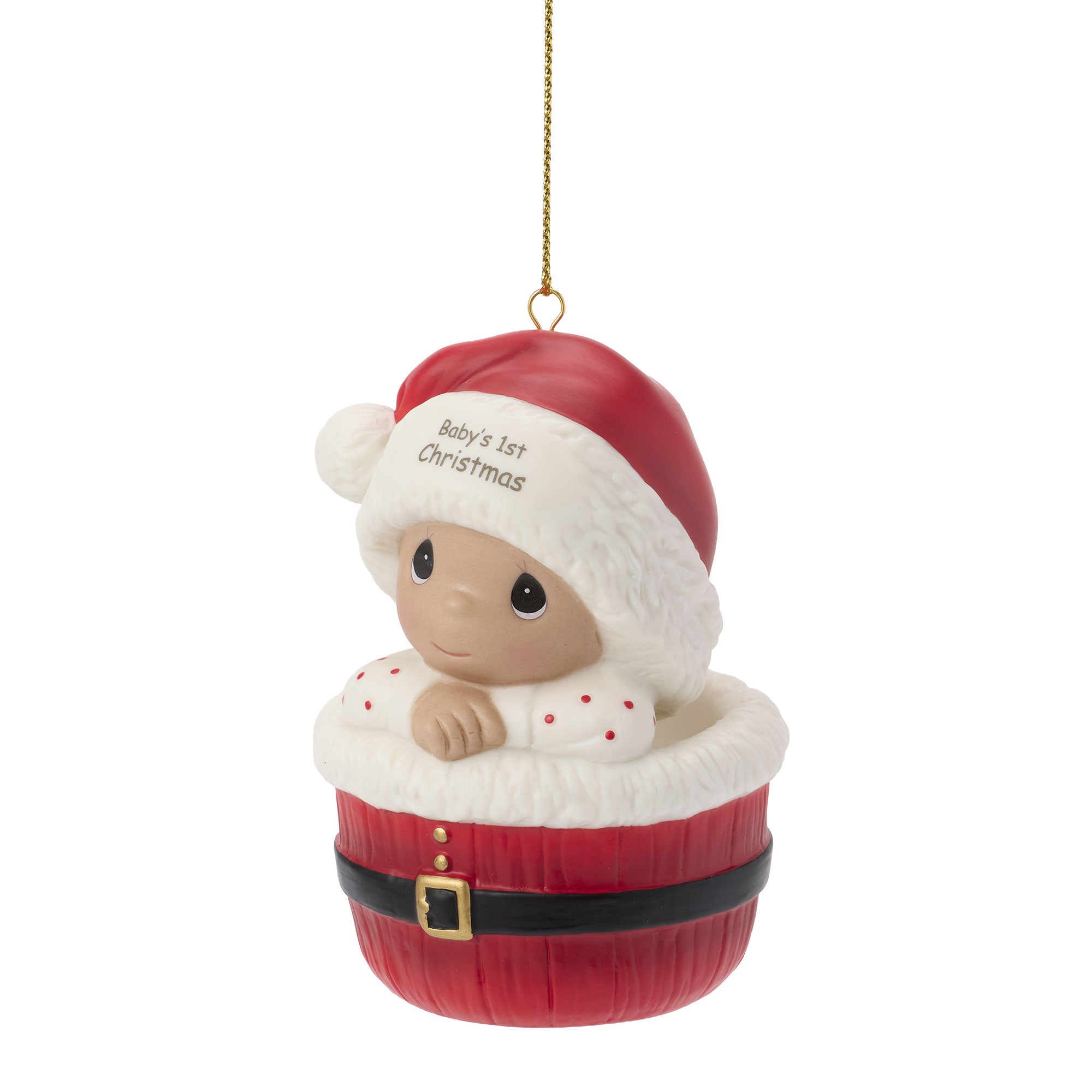 Baby's First Christmas Ornament Meduim Skin Tone - Image 3