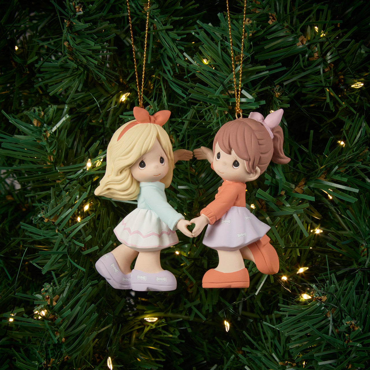 Two Friends. One Heart Ornament Set - Image 2