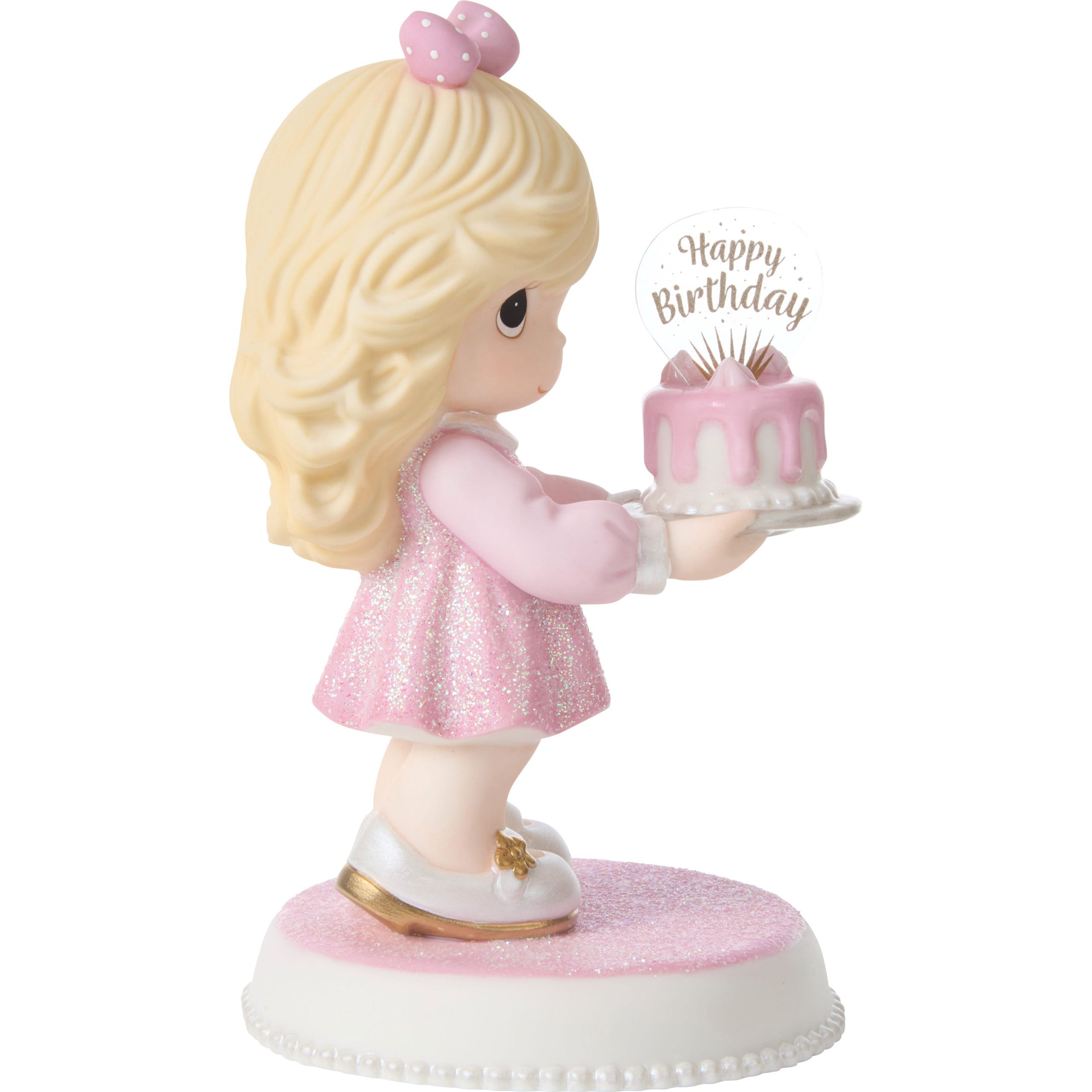 You're As Sweet As Can Be Blonde Birthday Figurine - Image 4