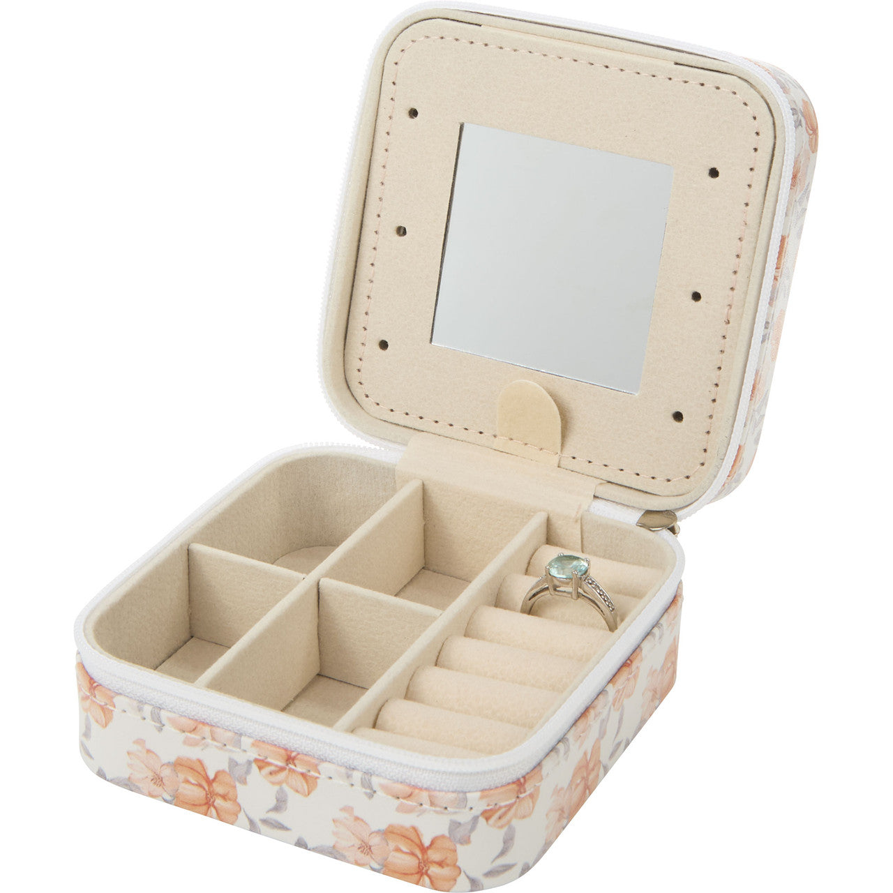 A Little Grey Hare Is Beautiful Travel Jewelry Box - Image 6