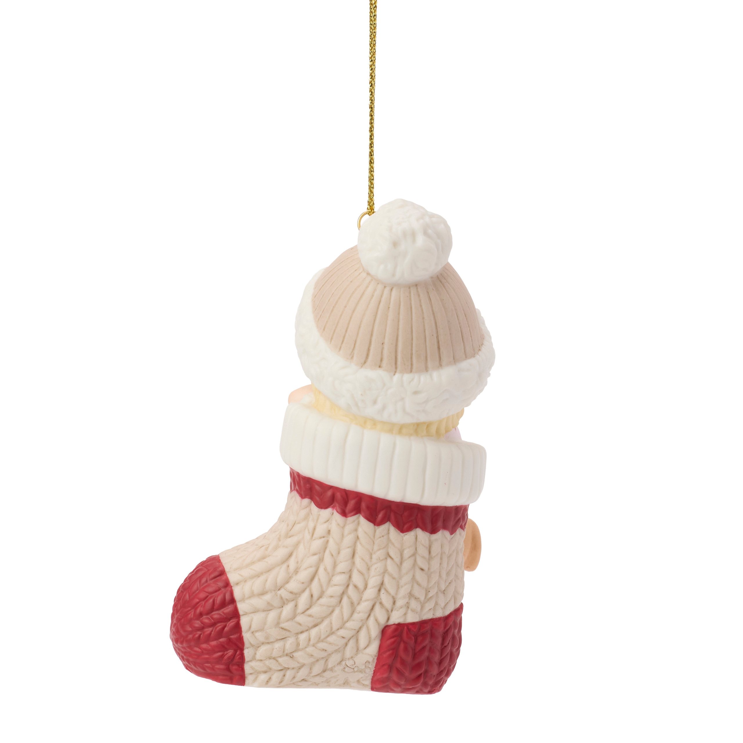 Baby's First Christmas 2026 Dated Baby Girl Ornament - Image 6
