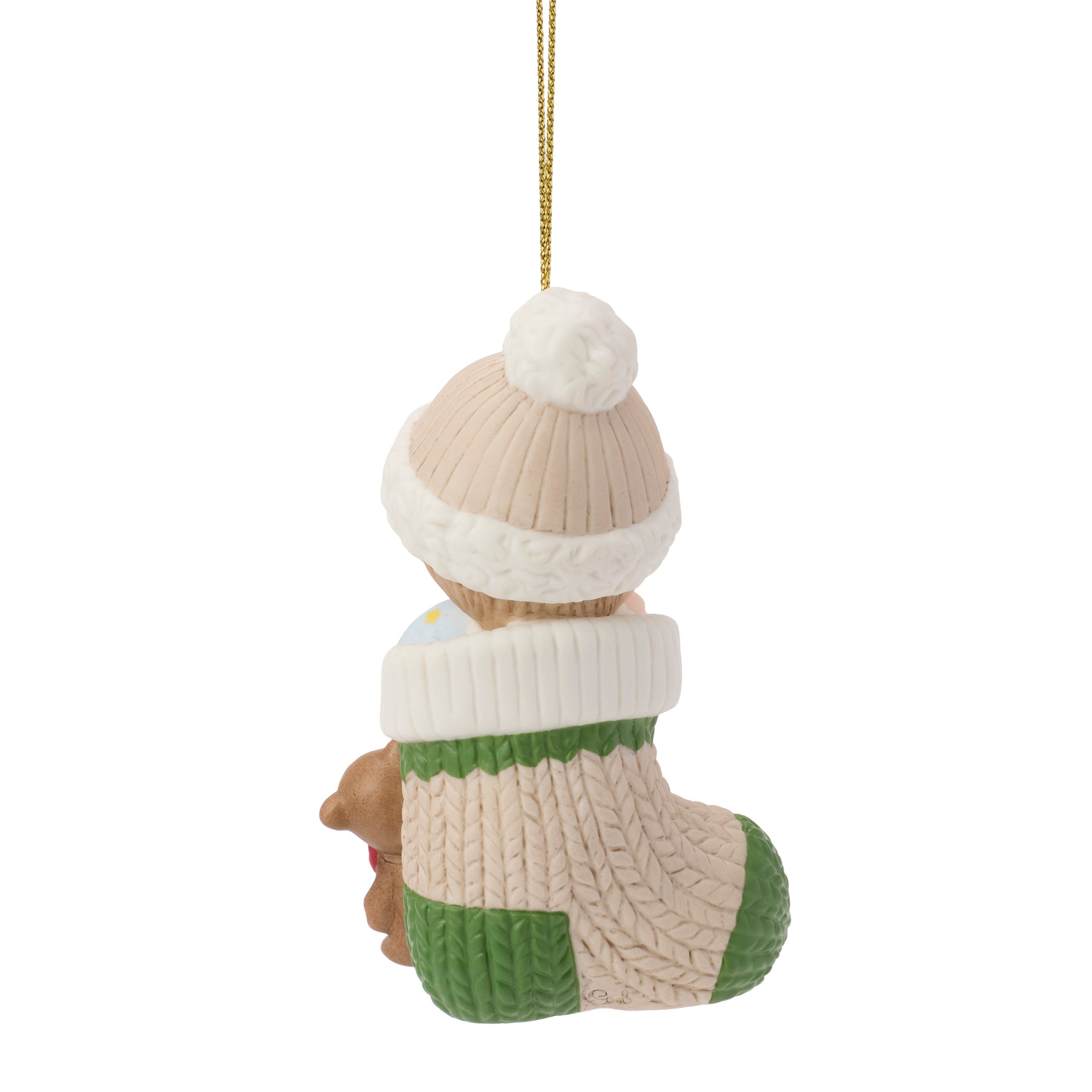 Baby's First Christmas 2026 Dated Baby Boy Ornament - Image 6