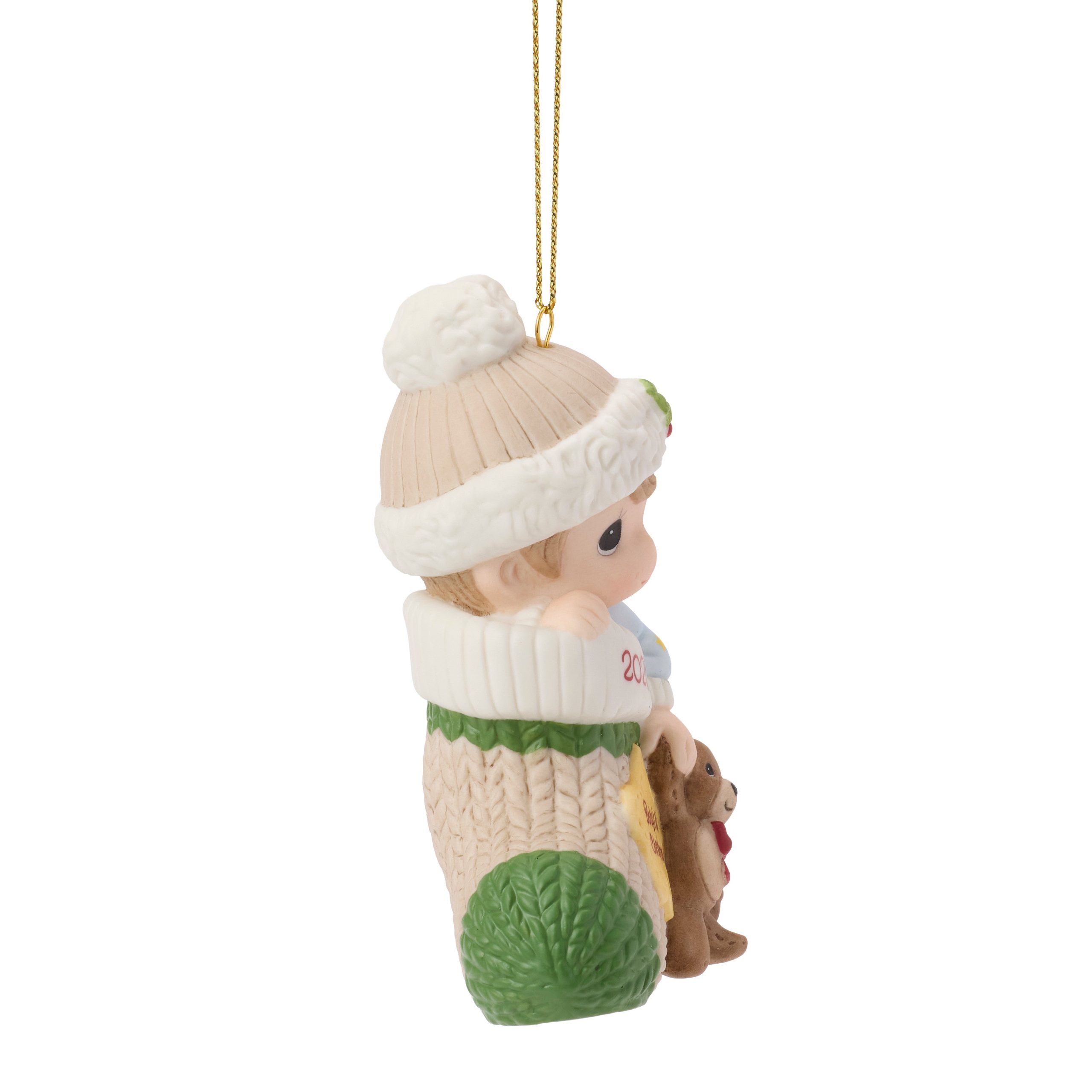 Baby's First Christmas 2026 Dated Baby Boy Ornament - Image 7