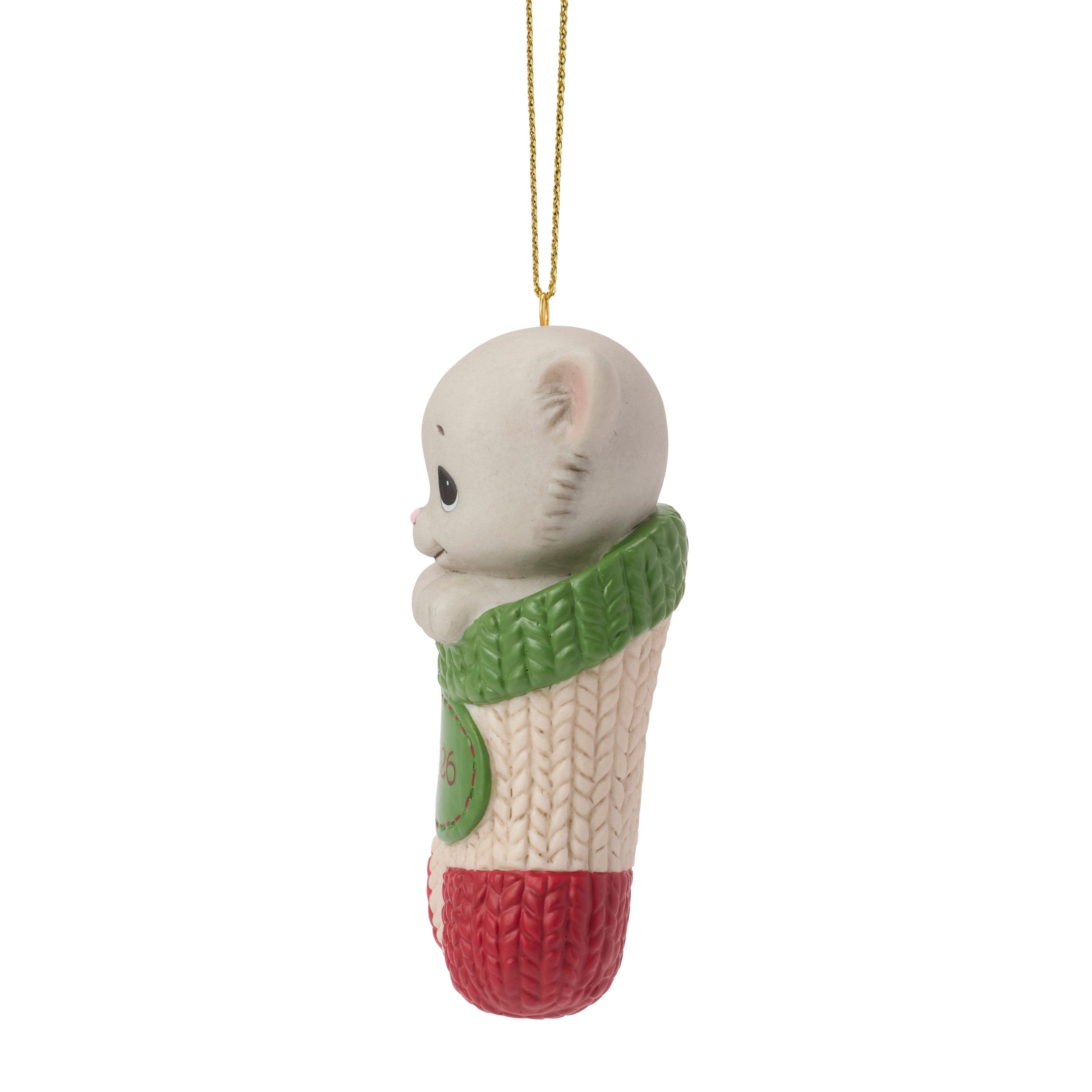 Purr-fectly Cozy Christmas 2026 Dated Cat Ornament - Image 5