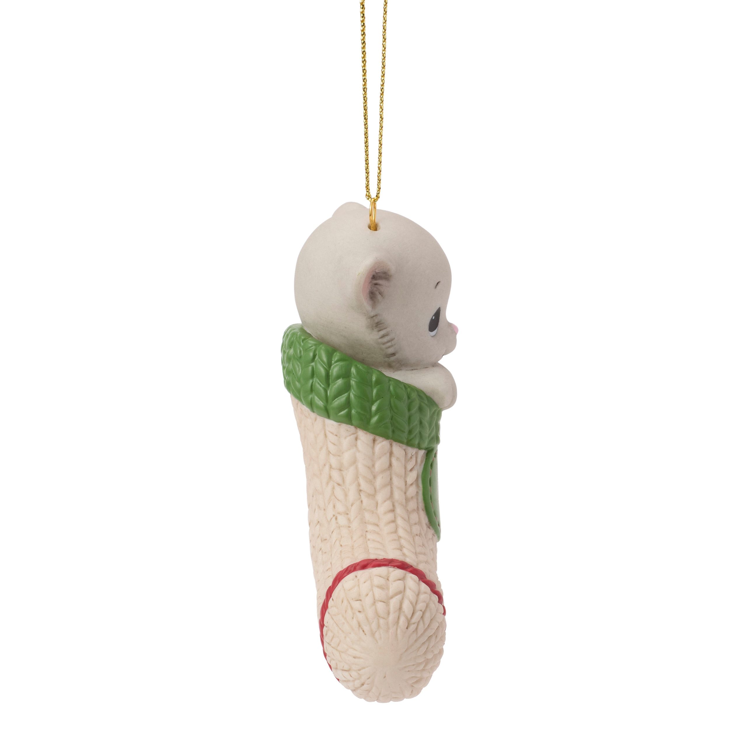 Purr-fectly Cozy Christmas 2026 Dated Cat Ornament - Image 3