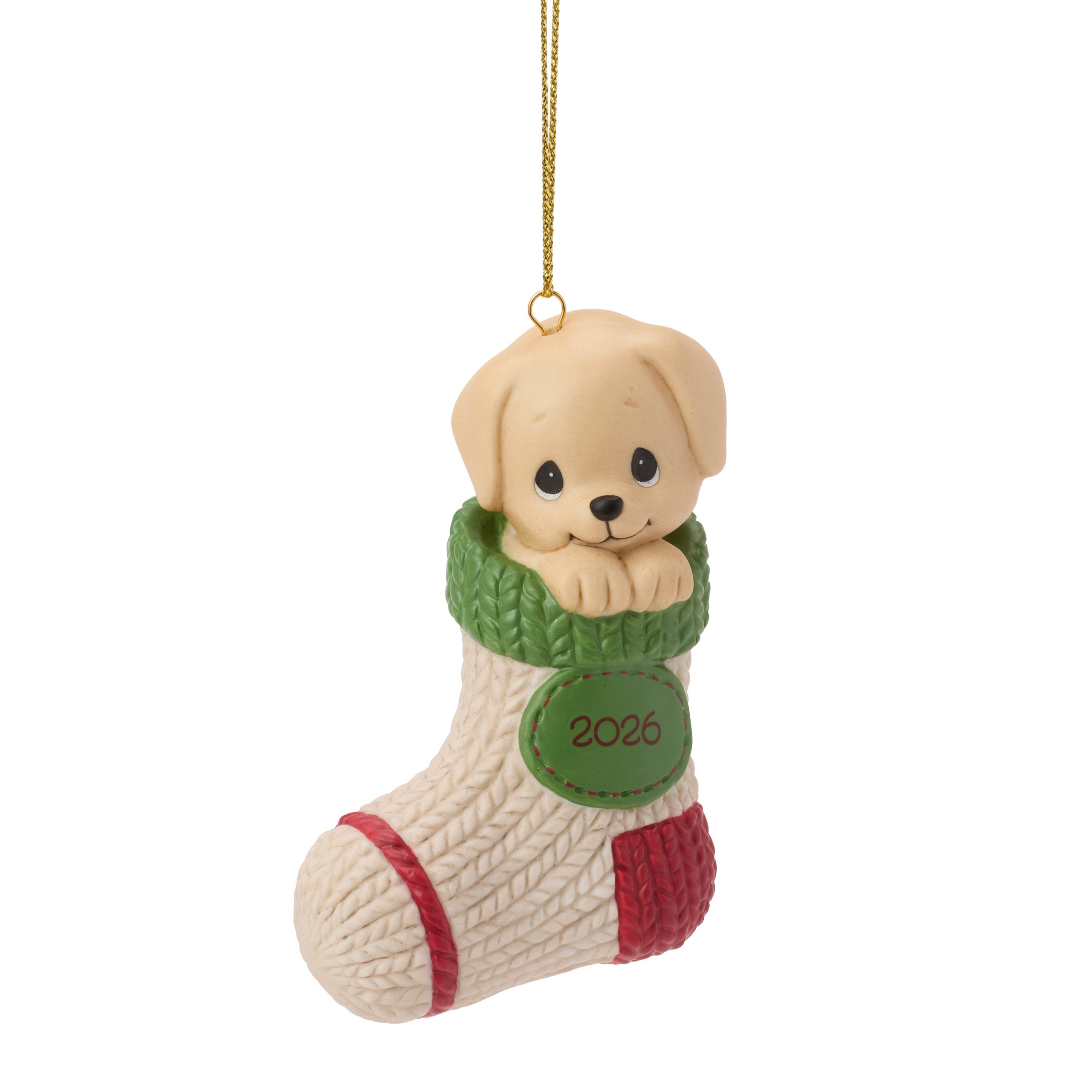Paw-fectly Cozy Christmas 2026 Dated Dog Ornament - Image 3