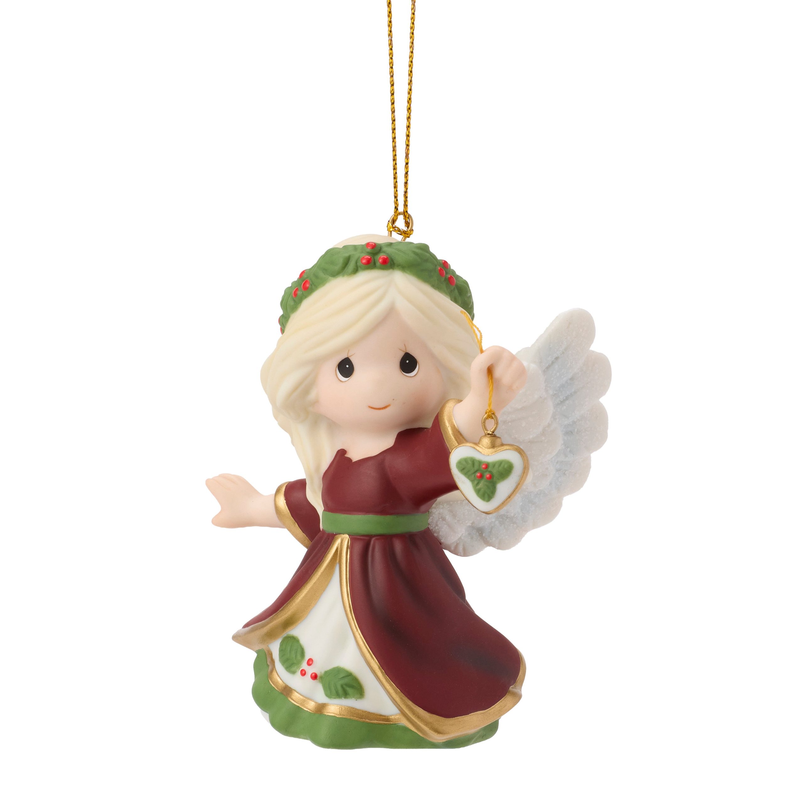 Heartfelt Christmas Wishes Annual Angel Ornament - Image 6