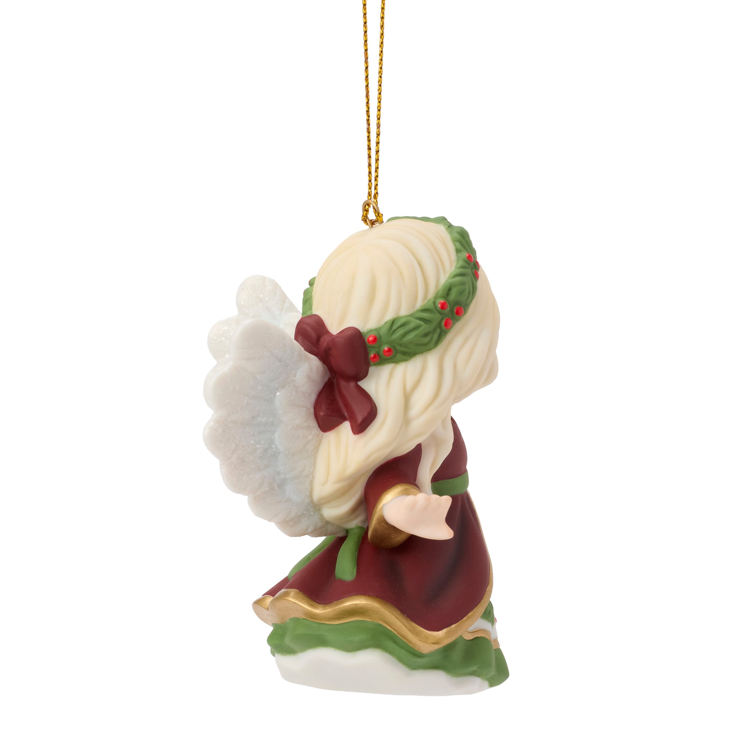 Heartfelt Christmas Wishes Annual Angel Ornament - Image 8