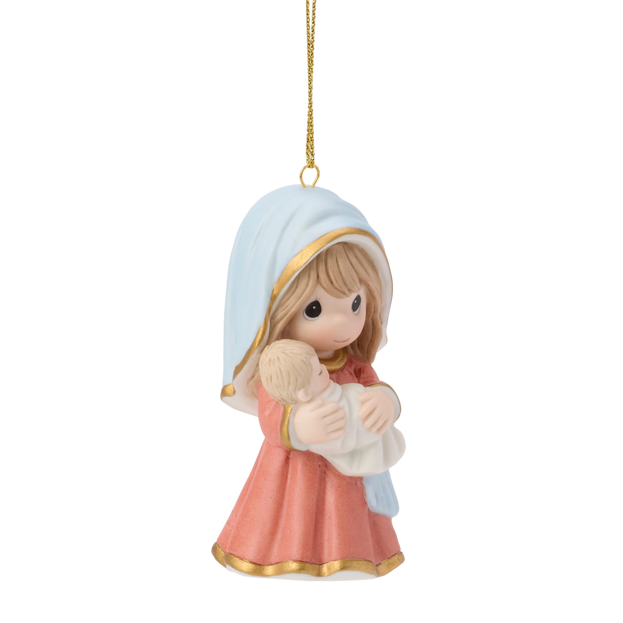 Cradled In A Mother's Love Nativity Ornament - Image 2