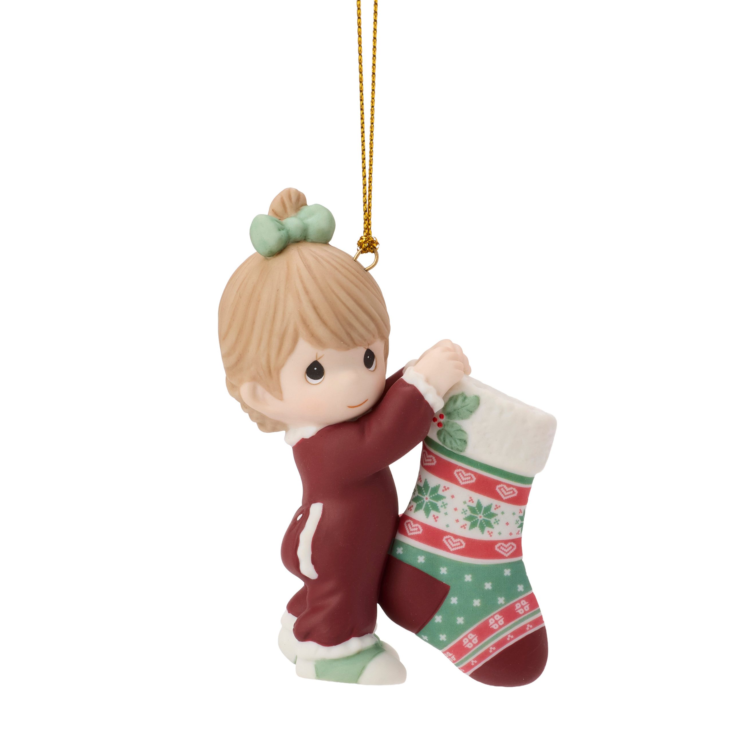 It's Beginning To Look A Lot Like Christmas Girl Ornament - Image 2