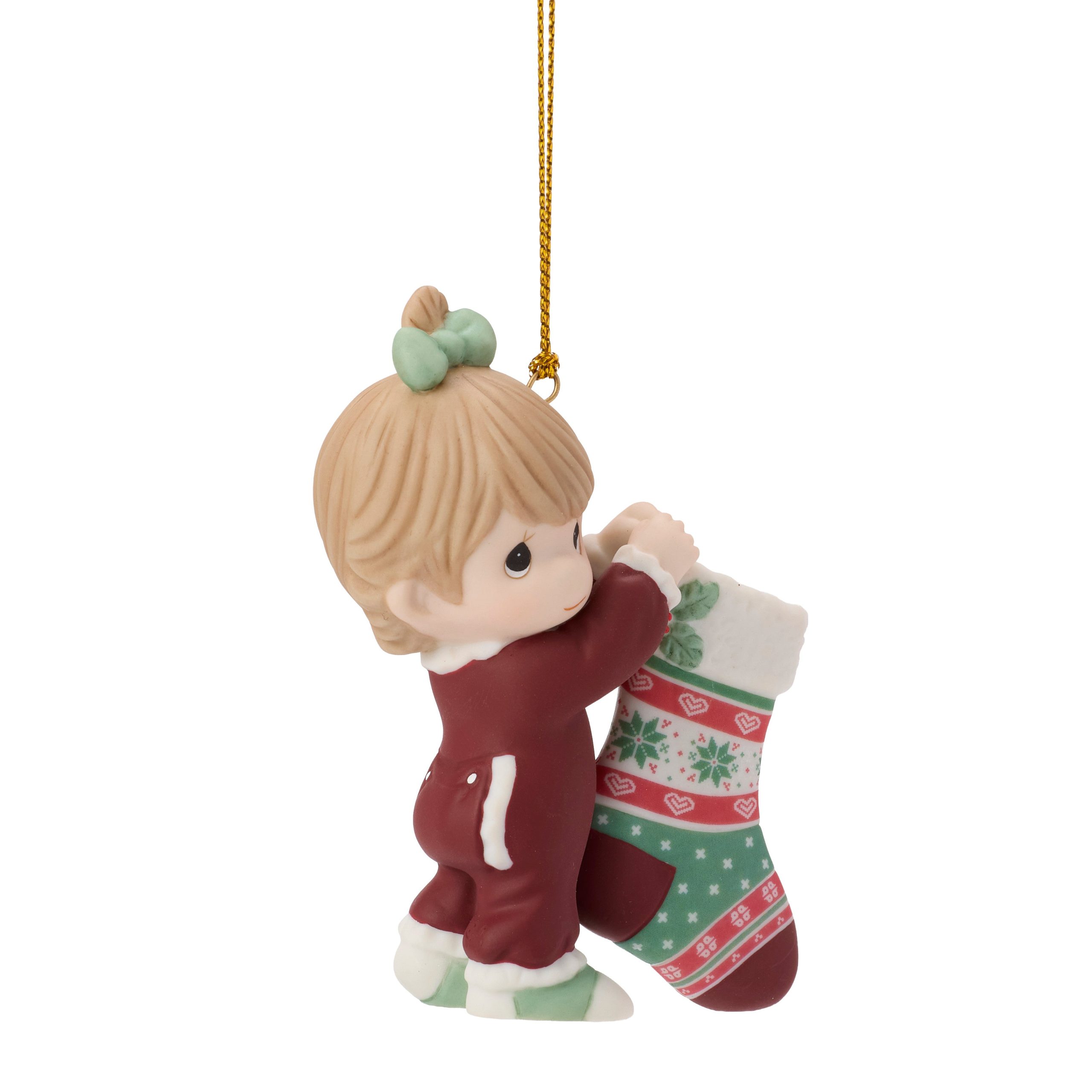 It's Beginning To Look A Lot Like Christmas Girl Ornament - Image 3